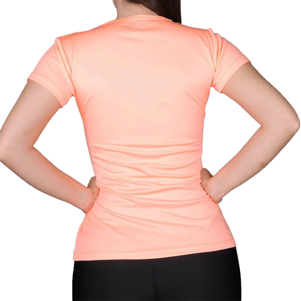 BLUSA MANGA CORTA M -MANDARINA