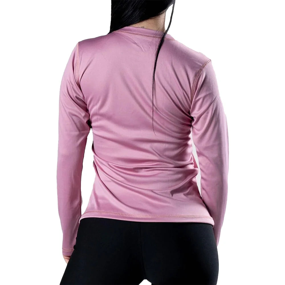 BUZO COMPRESION M -ROSA CREPE