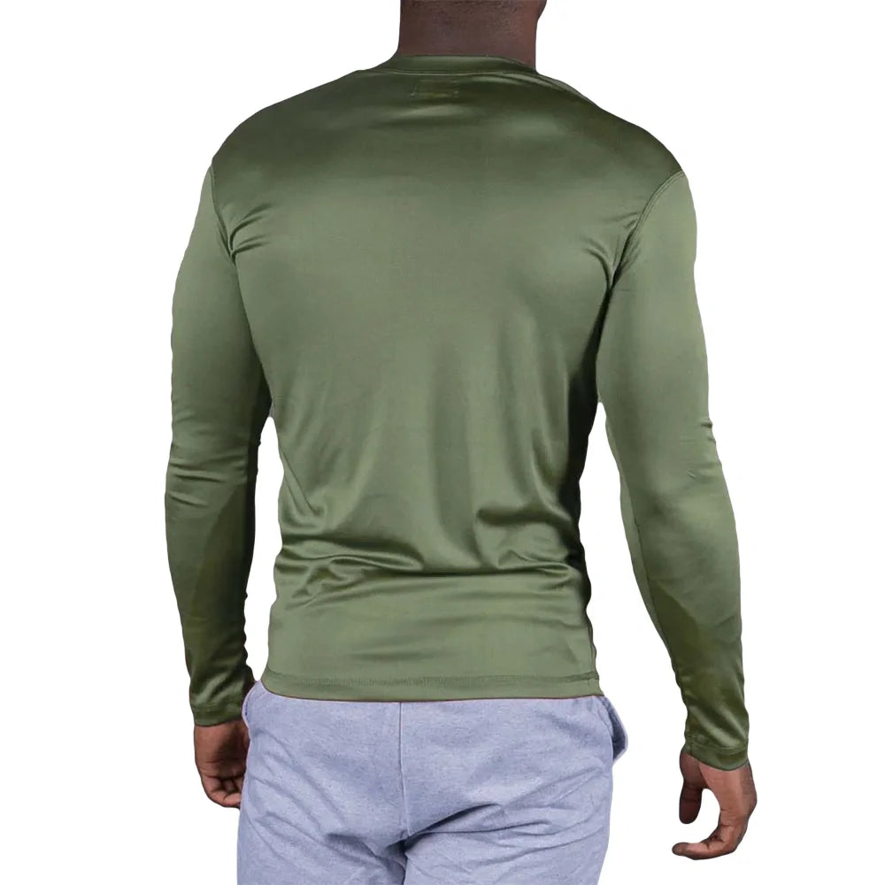 BUZO COMPRESION H -VERDE MILITAR