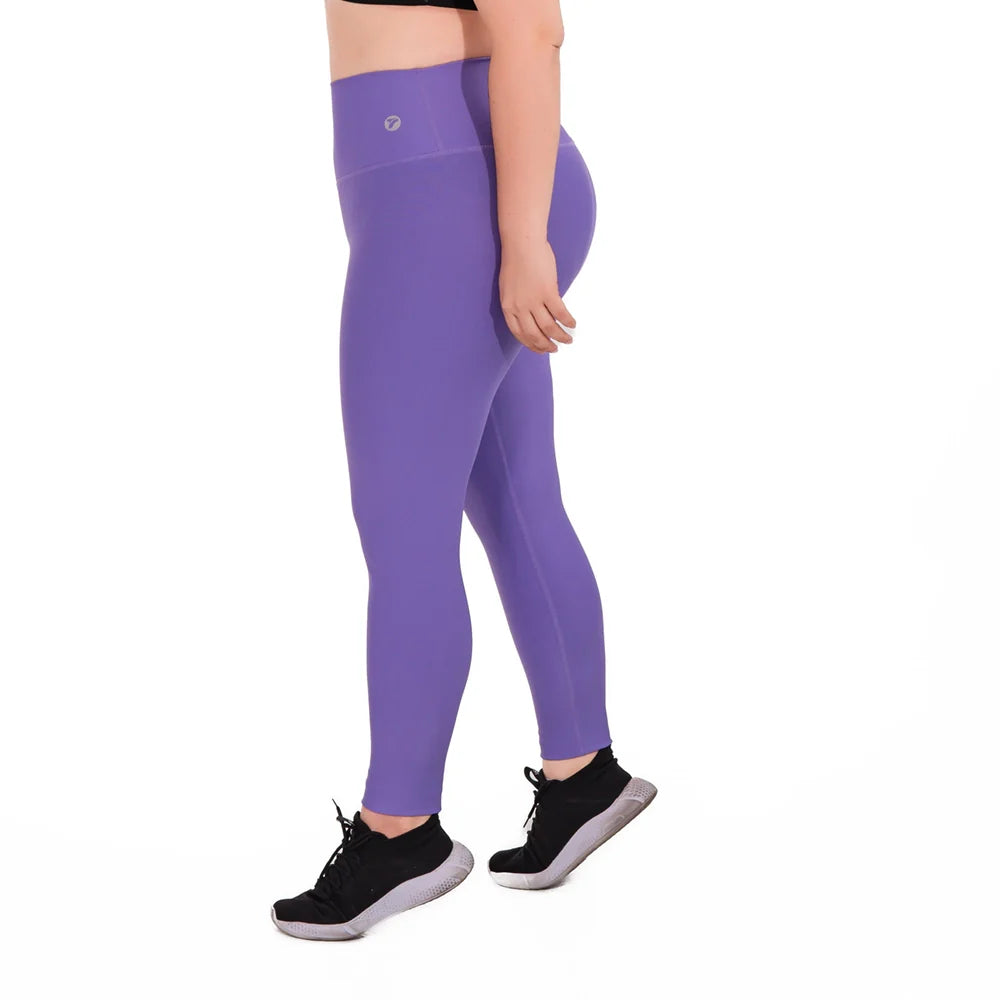 LEGGINS UNICOLOR PLUS SIZE -LILA OSCURO