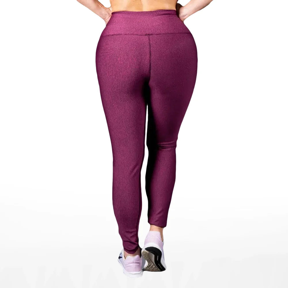 LEGGINS UNICOLOR PLUS SIZE -MAGENTA OSC JASPE