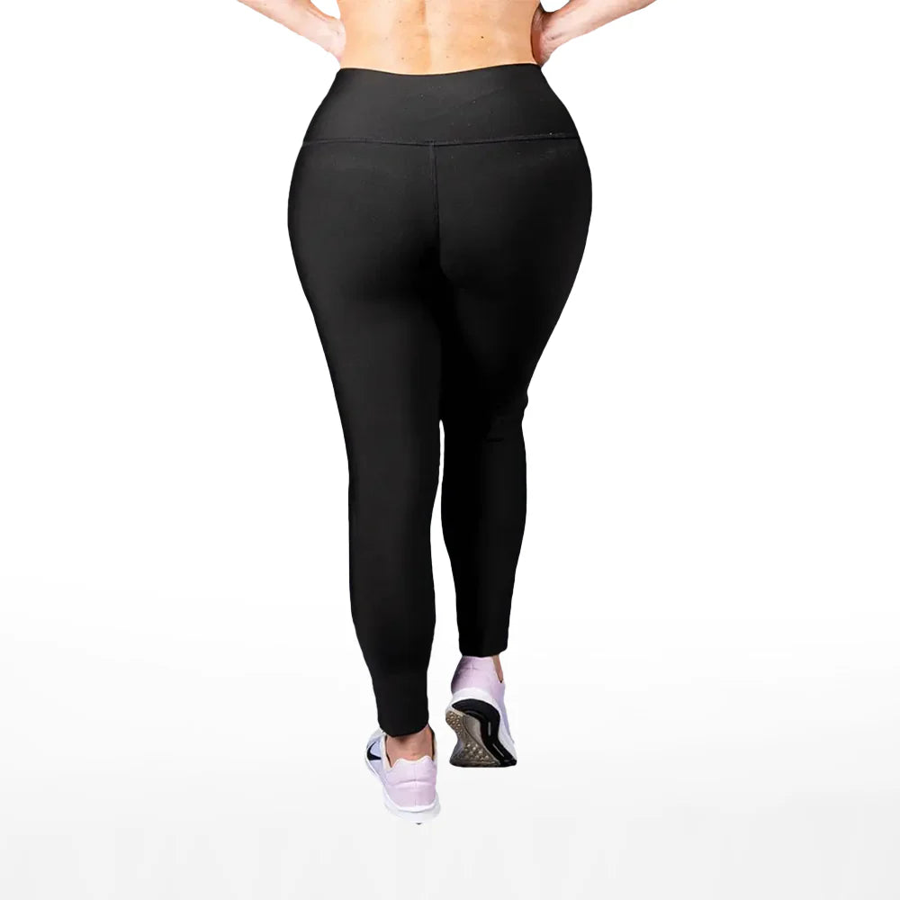 LEGGINS UNICOLOR PLUS SIZE -NEGRO