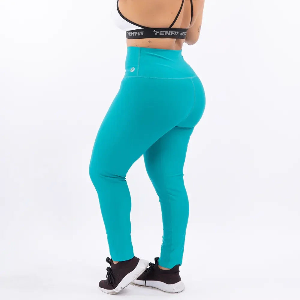 LEGGINS UNICOLOR PLUS SIZE -VERDE JADE