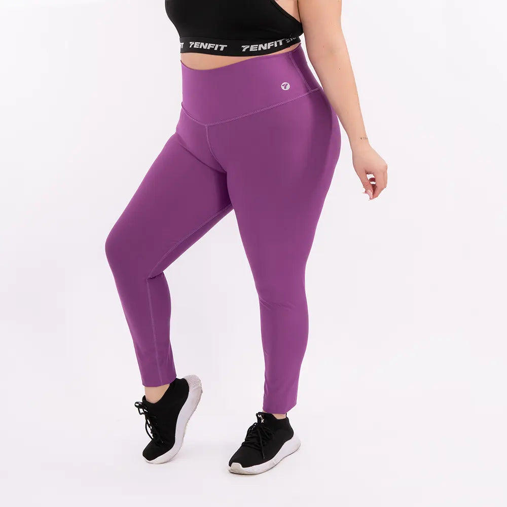 LEGGINS UNICOLOR PLUS SIZE -UVA