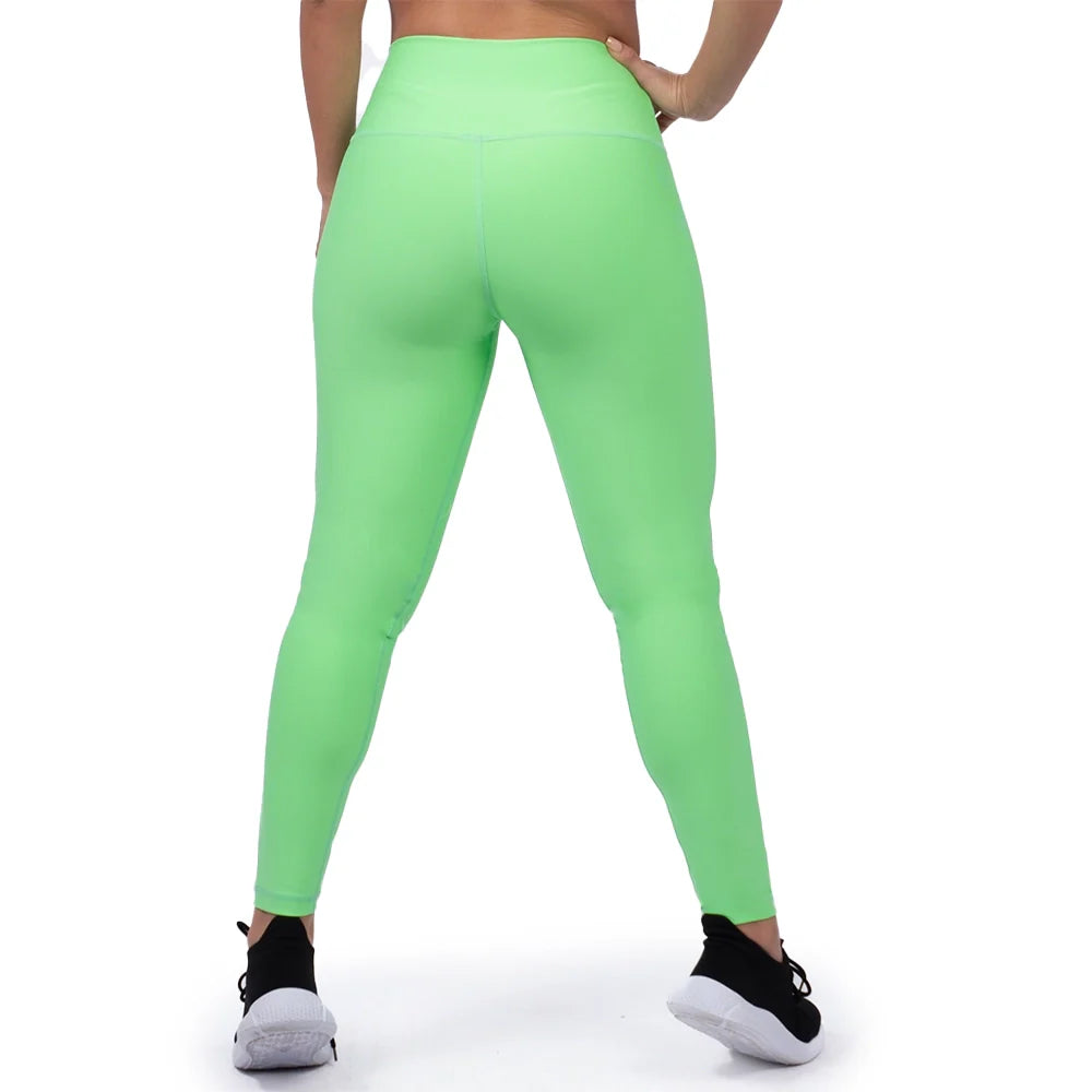 LEGGINS UNICOLOR PLUS SIZE -VERDE MANZANA