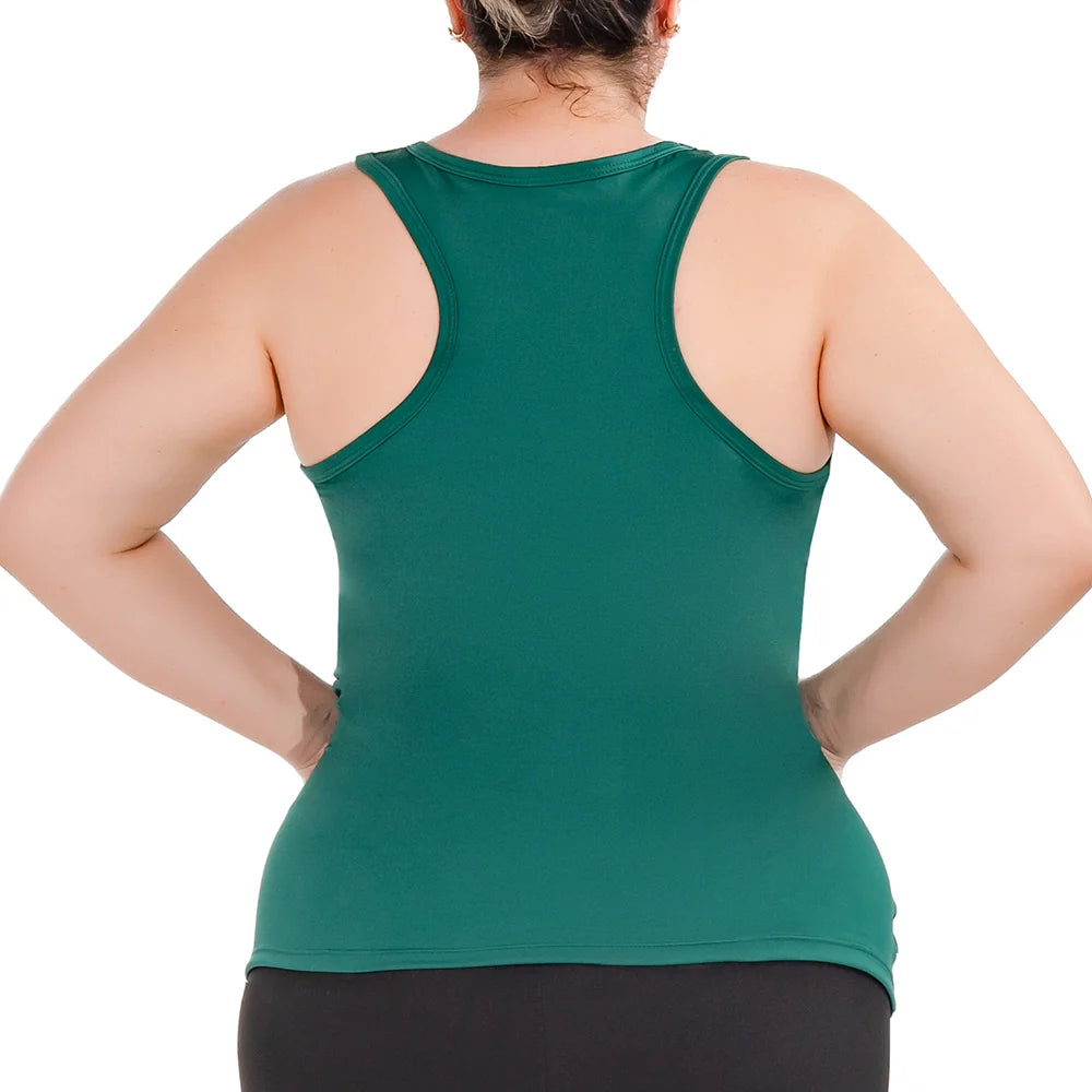 CAMISILLA PLUS SIZE-VERDE ESMERALDA