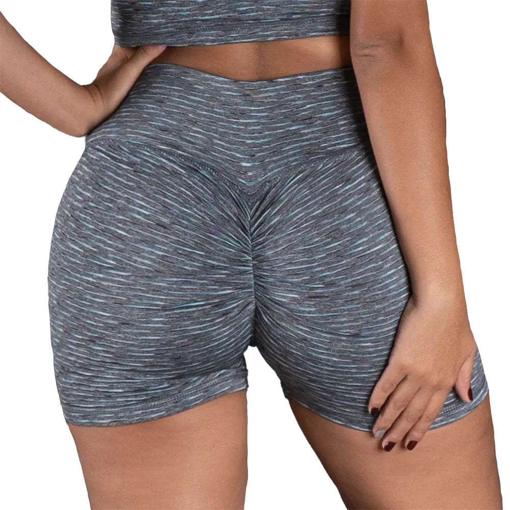 SHORT PUSH UP STEAM - GRIS CLARO - VERDE MENTA