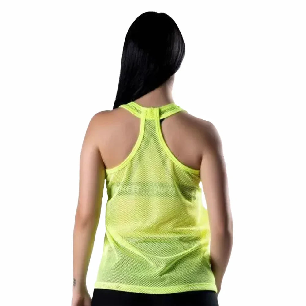 BLUSA ESQUELETO MALLA-AMARILLO NEON