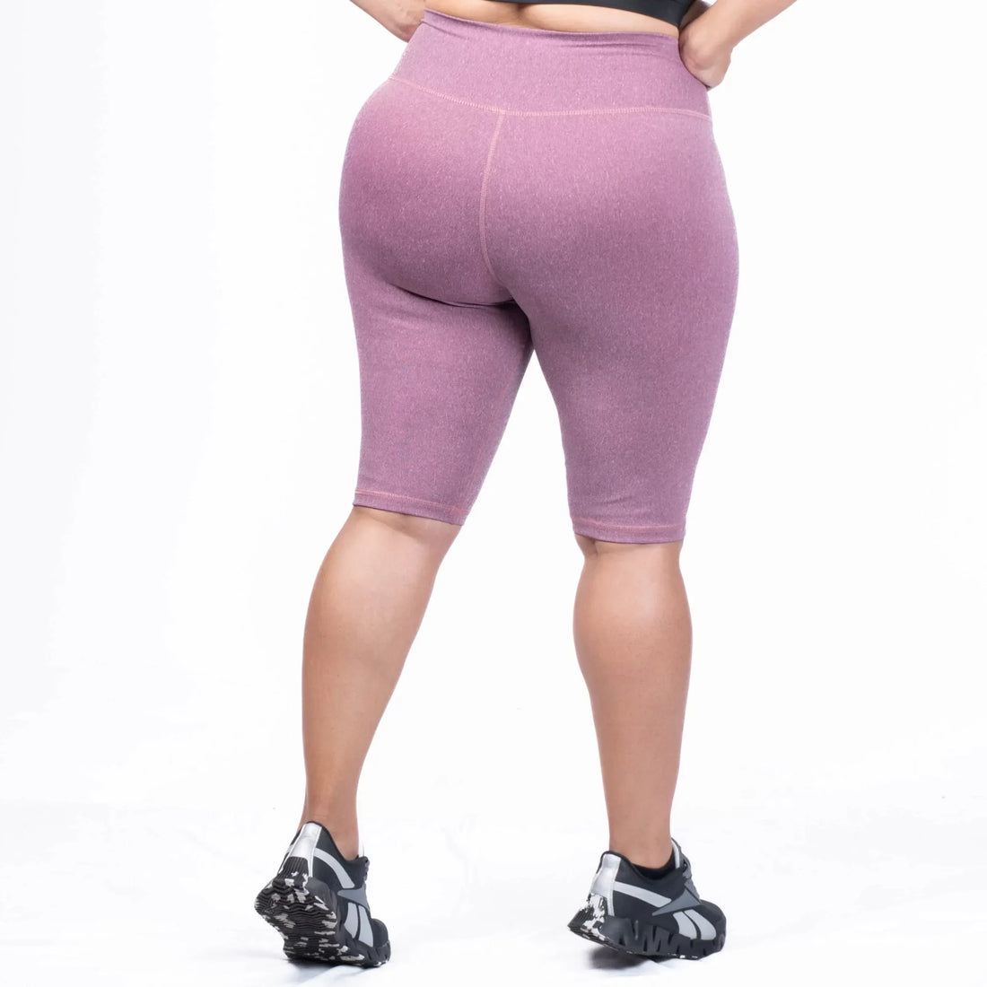 BICICLETERO PLUS SIZE UNICOLOR-ROSA CREPE JASPE OSC