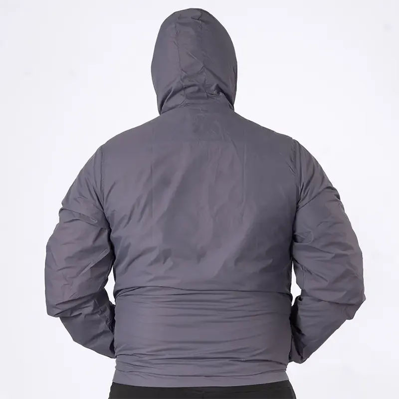 CHAQUETA SPARTA HOMBRE PLUS SIZE-GRIS MEDIO