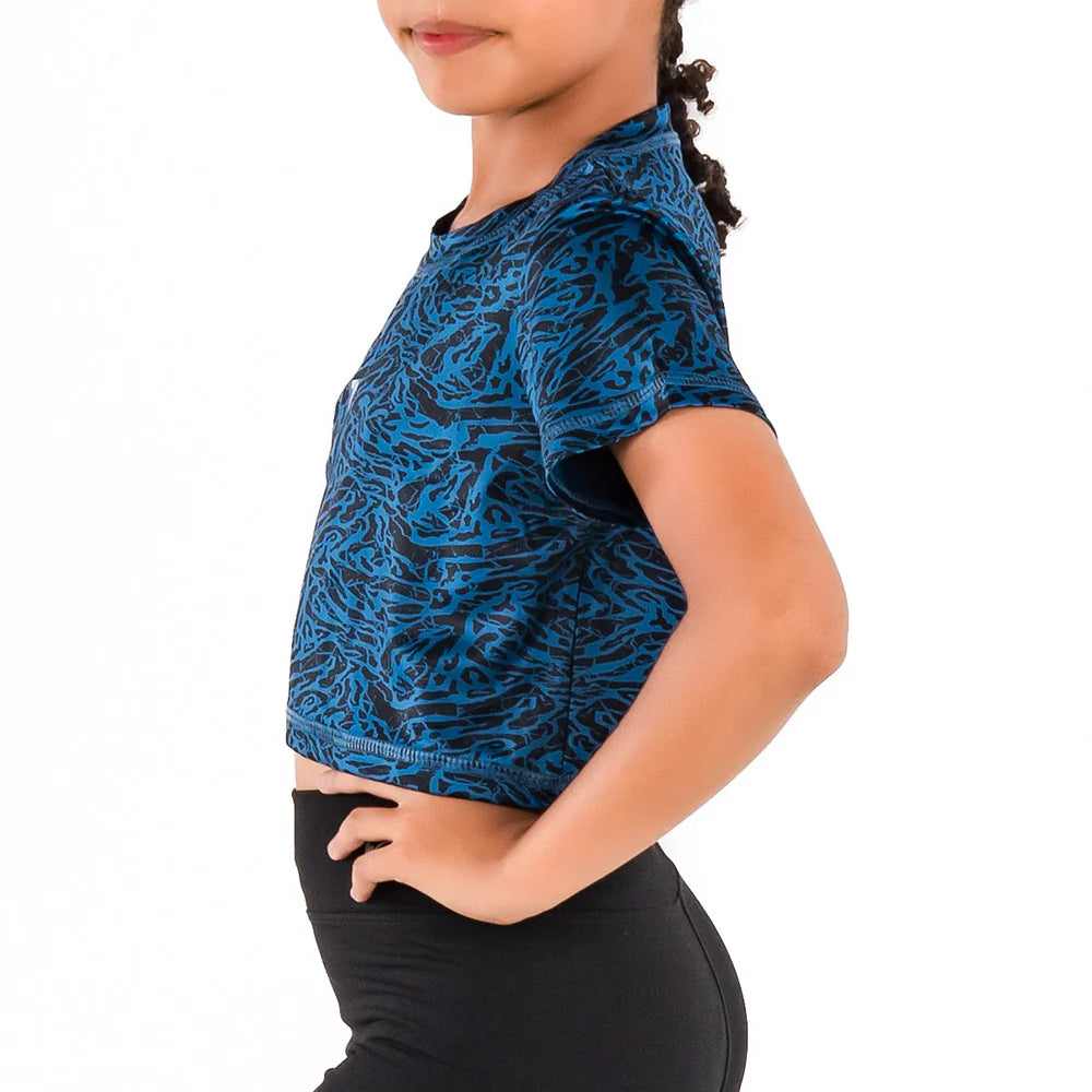 BLUSA SHOT TINY-C01T01-AZUL PETROLEO