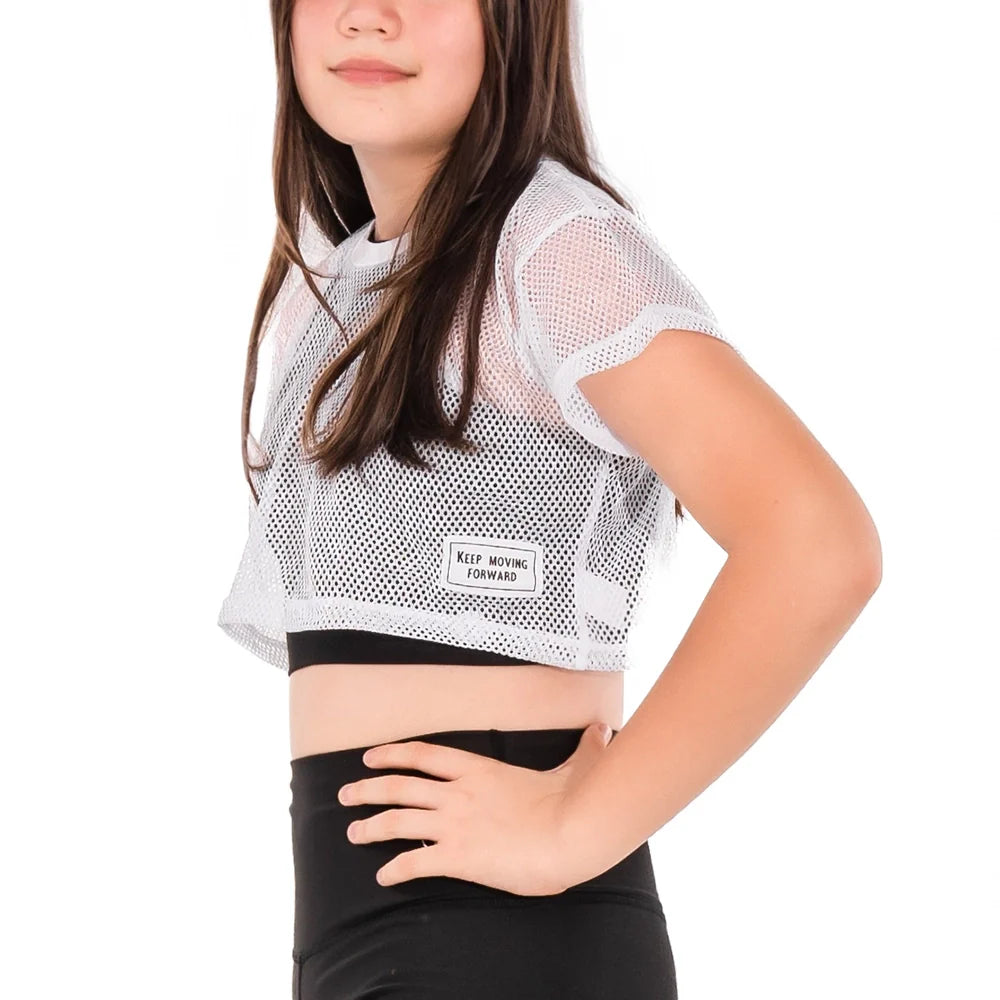 BLUSA TRAP TINY-BLANCO