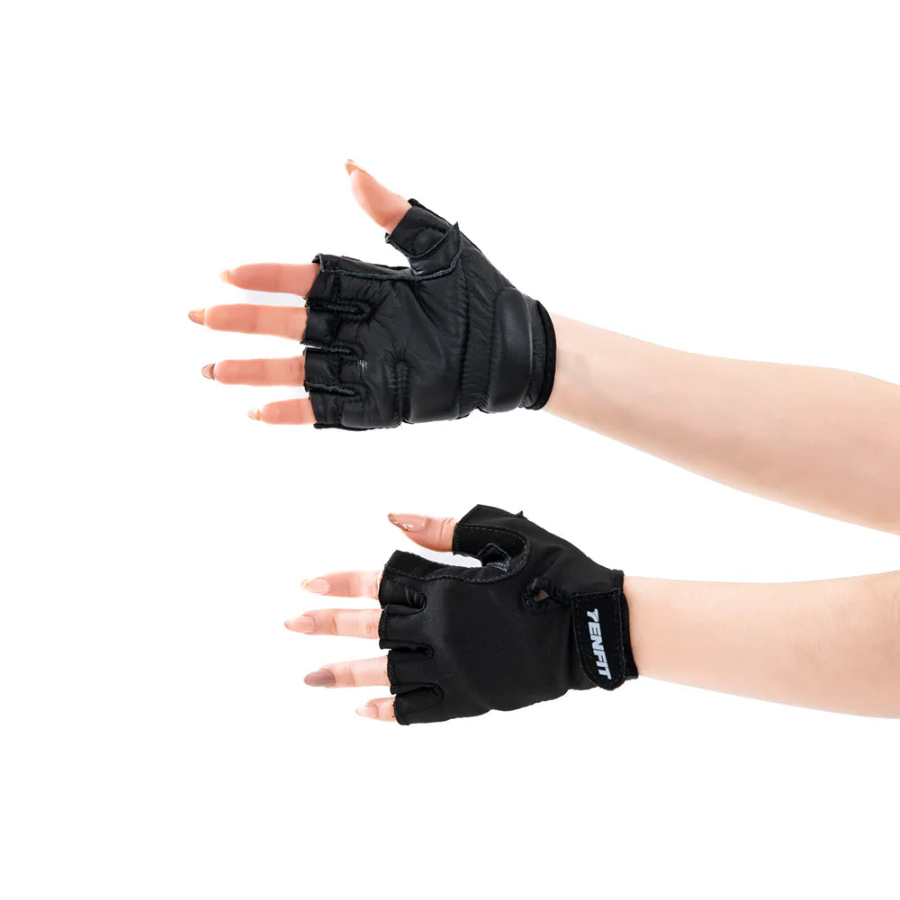 GUANTES FORCE UNICOLOR DAMA-NEGRO