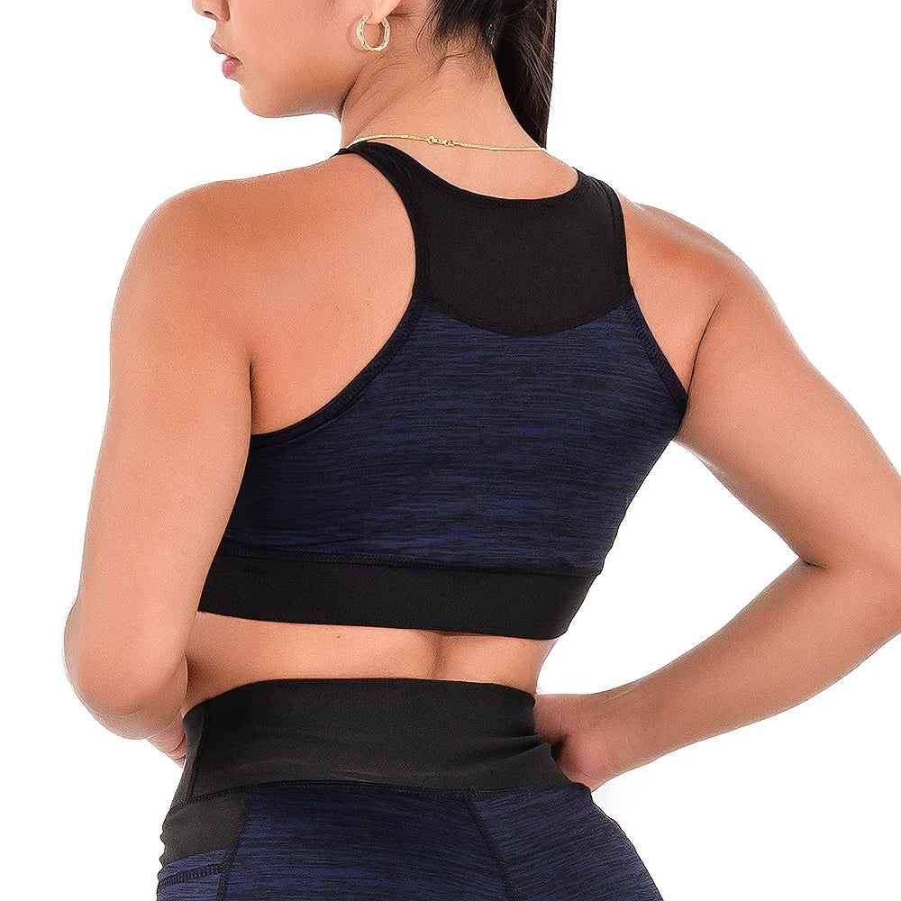 TOP ESQUELETO FLEXNET-AZUL TURQUI