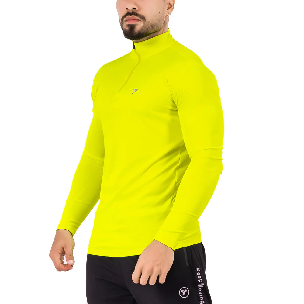 BUZO ROLLING HOMBRE - AMARILLO NEON