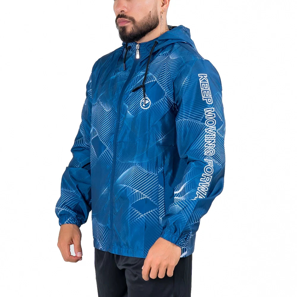 CHAQUETA ROMPEVIENTOS THUNDER H - SUBM AZUL TURQUI