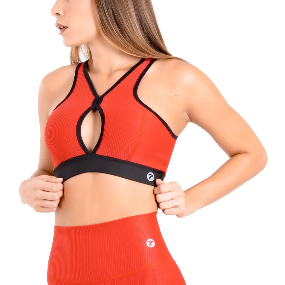 TOP KAREN MOTION - ROJO