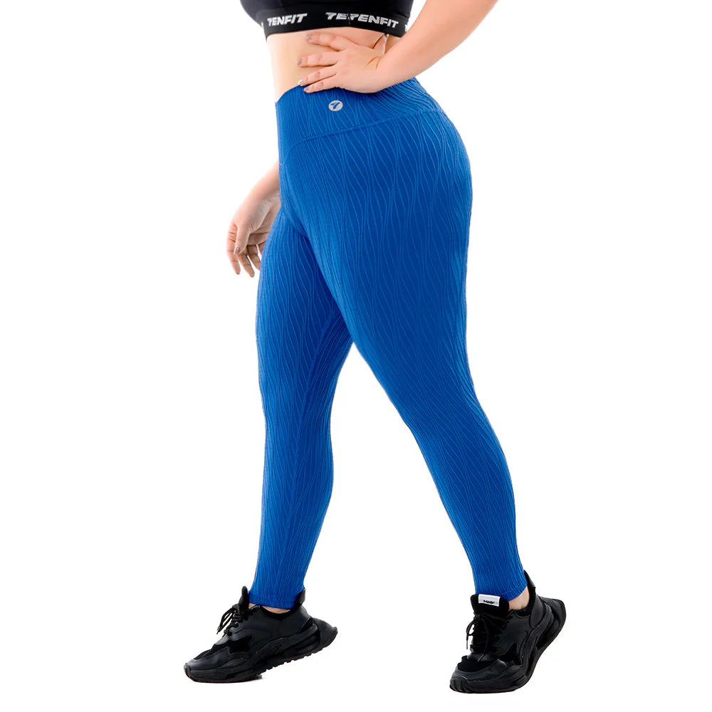 LEGGINS PLUS RELIET - AZUL REY