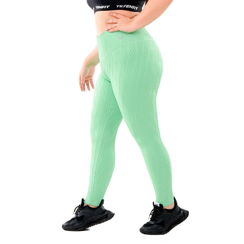 LEGGINS PLUS RELIET - VERDE MANZANA