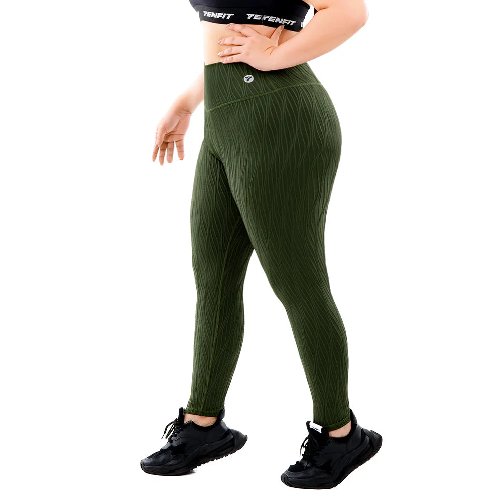 LEGGINS PLUS RELIET - VERDE MILITAR