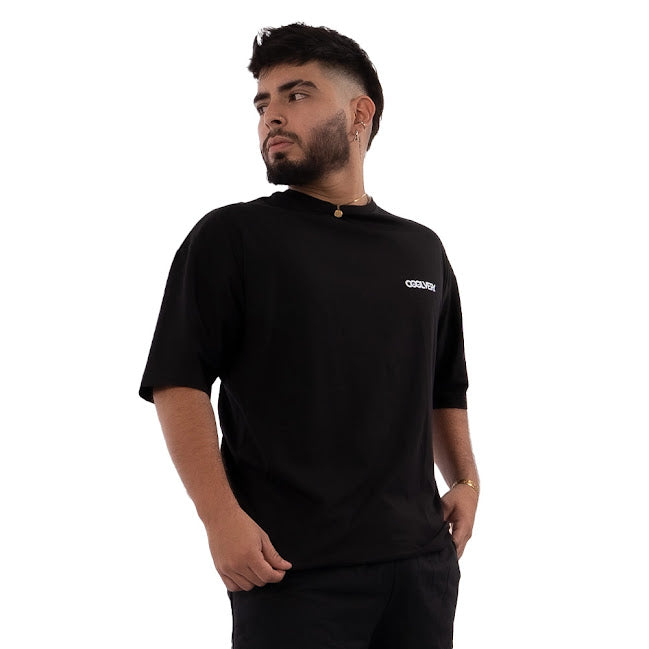 OVERSIZE TUPAC BASIC NEGRO